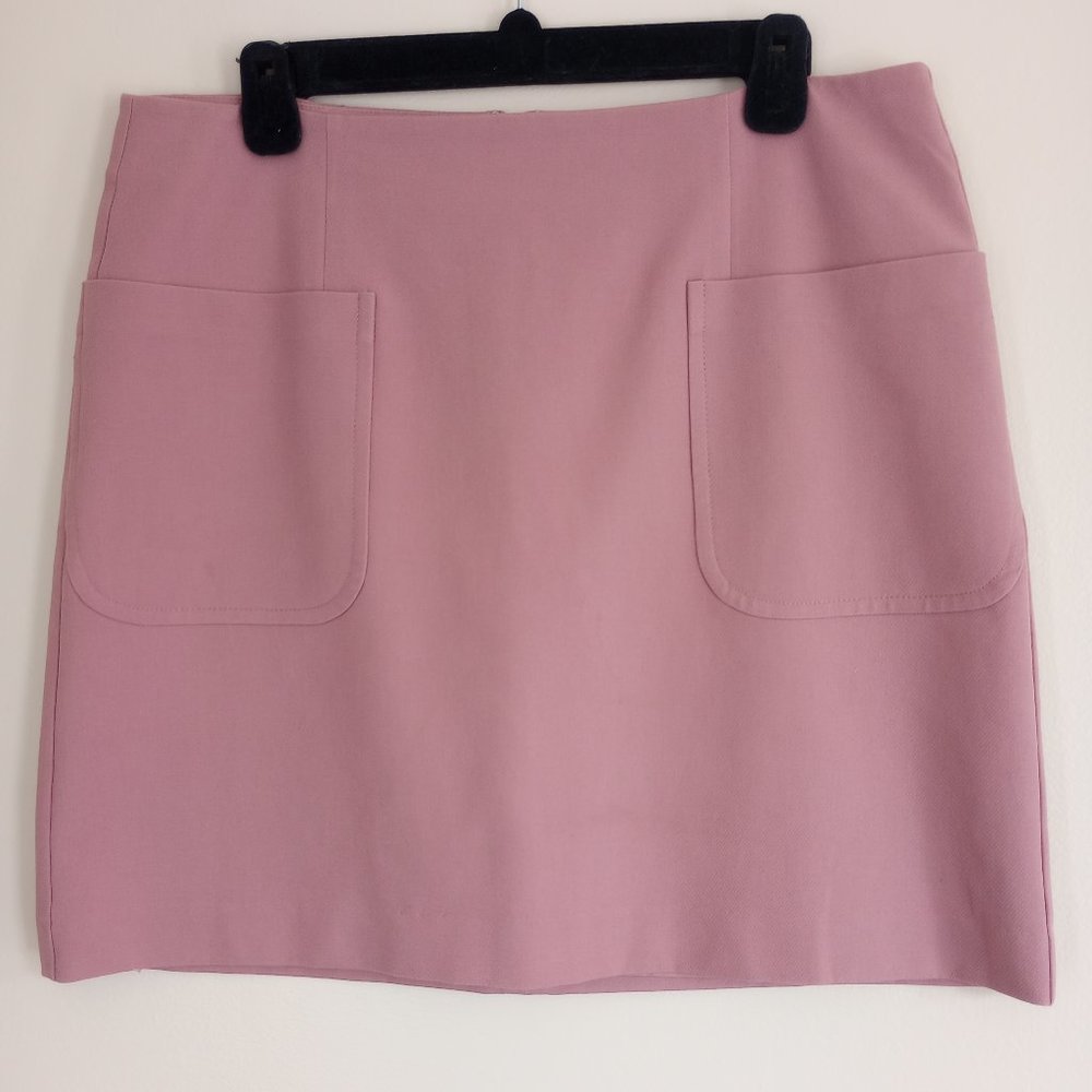 NWT LOFT 12P Light Mauve Skirt
